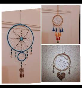 homemade dreamcatchers